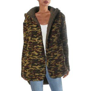 camo fleece pullover women's